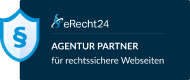 Agentur-Partner Siegel der Firma eRecht24.